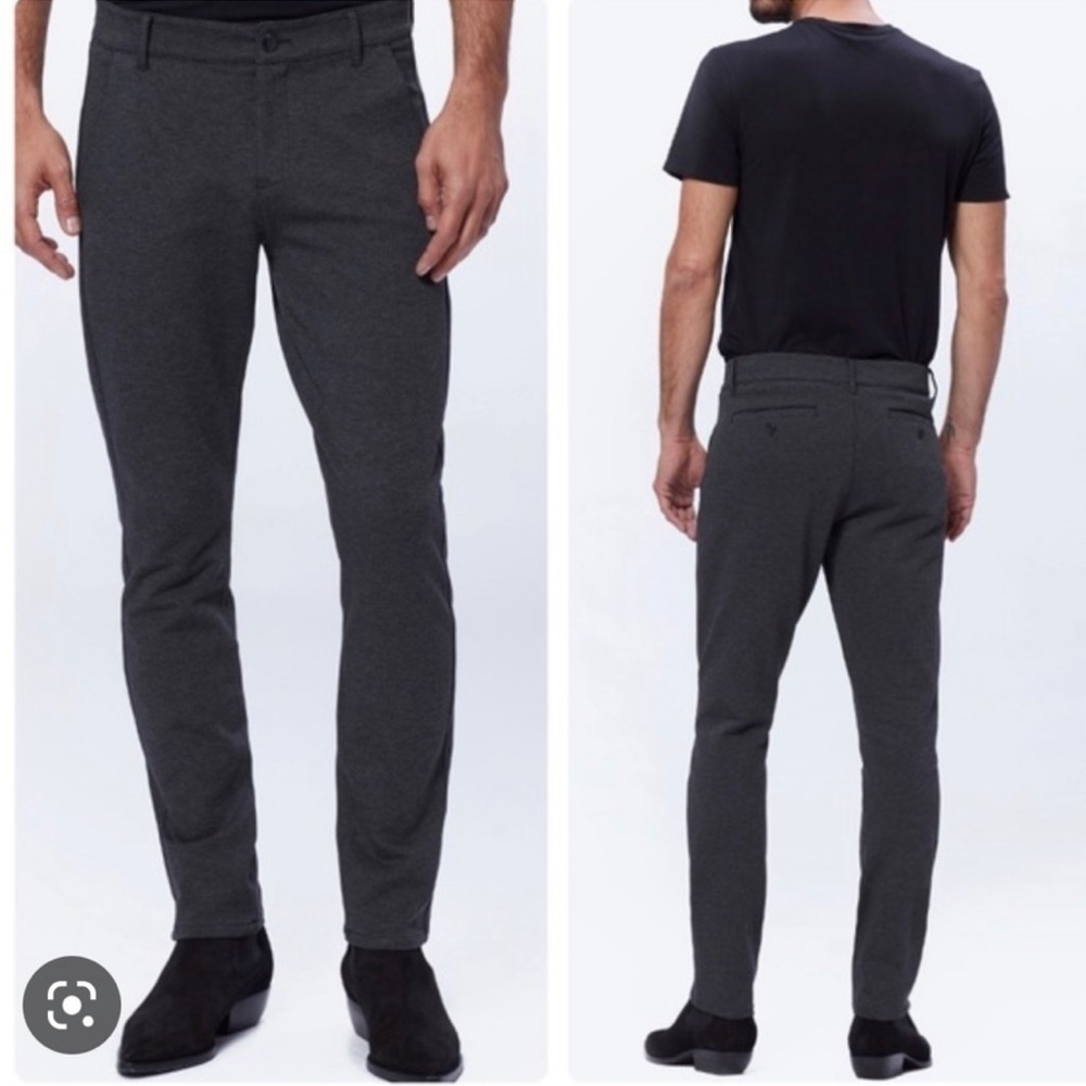 PAIGE Stafford Pant Iced Black Size 34